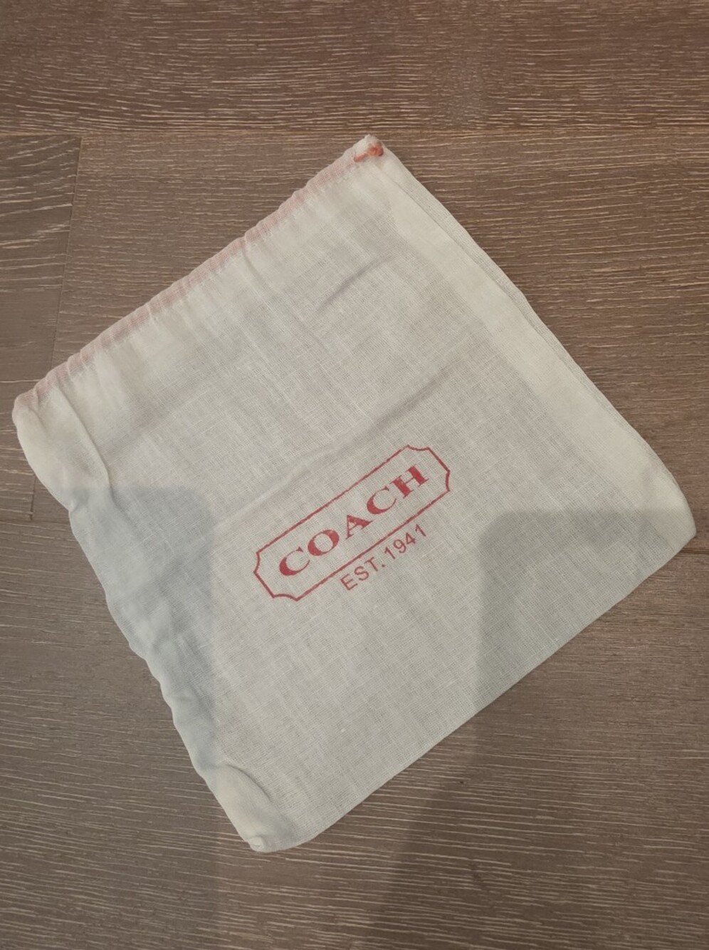 LOT OF 10 COACH STORAGE BAGS DUSTER PROTECTION 7.5 x 7.75 WHITE